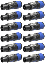 NEUTRIK NAC3FXXA-W-L 20A POWERCON (BLUE) Power In Locking Cable Mount