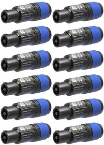 NEUTRIK NAC3FXXA-W-L 20A POWERCON (BLUE) Power In Locking Cable Mount