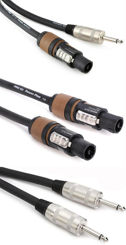 PROCO S12 12GA Excellines Speaker Cable / Select Desired Cable Length & Connector Option Between (1/4
