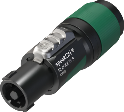 Genuine NEUTRIK NL4FXX-W-S 4-Pole SPEAKON Locking Cable Mount Connector