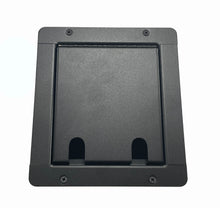 PROCRAFT MINI 2 HOLE LID FEED-THRU RECESSED Stage Pocket/Floor Box w/ 1) WIRED AC 1) XLR FEMALE 1 RJ45