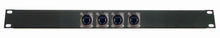 PROCRAFT AFP1UFT-VAR 1U Feed-Thru Pro Audio Rack Panel - Configurable w/ 4 Options