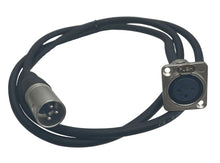 ProCraft XLR Panel Mount to XLR Cable Mount with pigtail cable Pass Thru Cable, No Solder Installation, Available in 1 Foot and 4 Foot