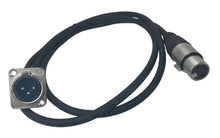 ProCraft XLR Panel Mount to XLR Cable Mount with pigtail cable Pass Thru Cable, No Solder Installation, Available in 1 Foot and 4 Foot