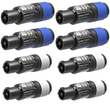 (Pairs) Neutrik NAC3FXXA-W-L (IN) & NAC3XXB-W-L (OUT) 20A Locking AC PowerCon Cable Connectors Kit