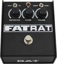 Pro Co FATRAT Distortion/Fuzz/Overdrive Effects Pedal w/ Selectable MOSFET Clipping and Thick Boost Distortion & 1 FREE StageMASTER SEGLL-06 6" Right Angle to Right Angle Patch Cable