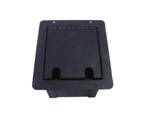 PROCRAFT FPMUFT-4X-BK Recessed Floor Pocket Stage / Box for 4) D Type Feed-Thru