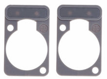 2 Pk Neutrik DSS D-Series Lettering & ID Plate for XLR Panel Connectors