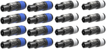 (Pairs) Neutrik NAC3FXXA-W-L (IN) & NAC3XXB-W-L (OUT) 20A Locking AC PowerCon Cable Connectors Kit