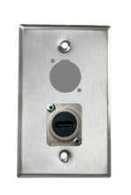 Stainless PROCRAFT SPL-2X-ST-VAR 1 Gang Stainless Pro Audio Installation Wall Plate Loaded, Made in the USA
