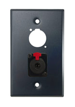 Black PROCRAFT SPL-2X-BK-VAR 1 Gang Stainless Pro Audio Installation Wall Plate Loaded, Made in the USA