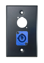 Black PROCRAFT SPL-2X-BK-VAR 1 Gang Stainless Pro Audio Installation Wall Plate Loaded, Made in the USA