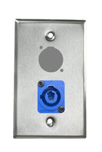 Stainless PROCRAFT SPL-2X-ST-VAR 1 Gang Stainless Pro Audio Installation Wall Plate Loaded, Made in the USA