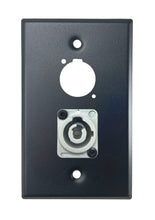 Black PROCRAFT SPL-2X-BK-VAR 1 Gang Stainless Pro Audio Installation Wall Plate Loaded, Made in the USA