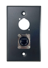 Black PROCRAFT SPL-2X-BK-VAR 1 Gang Stainless Pro Audio Installation Wall Plate Loaded, Made in the USA