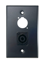 Black PROCRAFT SPL-2X-BK-VAR 1 Gang Stainless Pro Audio Installation Wall Plate Loaded, Made in the USA