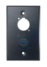 Black PROCRAFT SPL-2X-BK-VAR 1 Gang Stainless Pro Audio Installation Wall Plate Loaded, Made in the USA
