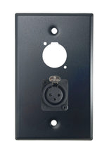 Black PROCRAFT SPL-2X-BK-VAR 1 Gang Stainless Pro Audio Installation Wall Plate Loaded, Made in the USA