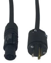 USA Made 12 Gauge AC Power Cable with Neutrik & Hubbell Connector Options