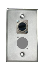 Stainless PROCRAFT SPL-2X-ST-VAR 1 Gang Stainless Pro Audio Installation Wall Plate Loaded, Made in the USA