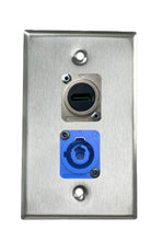 Stainless PROCRAFT SPL-2X-ST-VAR 1 Gang Stainless Pro Audio Installation Wall Plate Loaded, Made in the USA