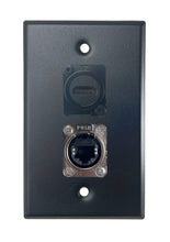Black PROCRAFT SPL-2X-BK-VAR 1 Gang Stainless Pro Audio Installation Wall Plate Loaded, Made in the USA