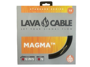 LAVA CABLES LCMG15 Magma 15 Foot Instrument/Guitar/Bass High End Cable, 1/4 Straight - 1/4 Straight Plugs