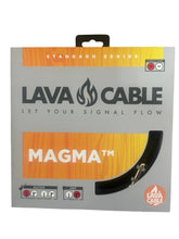 LAVA CABLES LCMG20R Magma 20 Foot Instrument/Guitar/Bass High End Cable, 1/4 Straight - 1/4 Right Angle Plugs