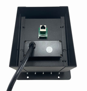 PROCRAFT MINI 2 HOLE LID FEED-THRU RECESSED Stage Pocket/Floor Box w/ 1) WIRED AC 1) RJ45