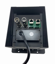 PROCRAFT MINI 2 HOLE LID FEED-THRU RECESSED Stage Pocket/Floor Box w/ 1) WIRED AC 1) XLRF 1 XLRM 2) RJ45