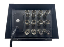 PROCRAFT LARGE 3 HOLE LID FEED-THRU RECESSED Stage Pocket/Floor Box w/ 1) WIRED AC 10) XF 2) XM