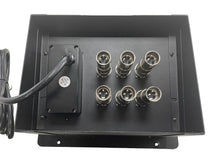 PROCRAFT LARGE 3 HOLE LID FEED-THRU RECESSED Stage Pocket/Floor Box w/ 1) WIRED AC 6) XF