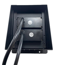 PROCRAFT MINI 2 HOLE LID FEED-THRU RECESSED Stage Pocket/Floor Box w/ 2) WIRED AC