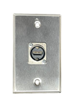 PROCRAFT SPL-1NHDMI-SS 1 Gang Stainless Steel Wall Plate Loaded w/ 1) Neutrik HDMI Feed/Pass Thru