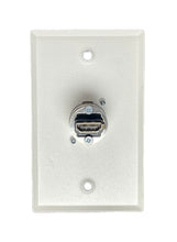 PROCRAFT SPL-1NHDMI-WH 1 Gang White Wall Plate Loaded w/ 1) Neutrik HDMI Feed/Pass Thru