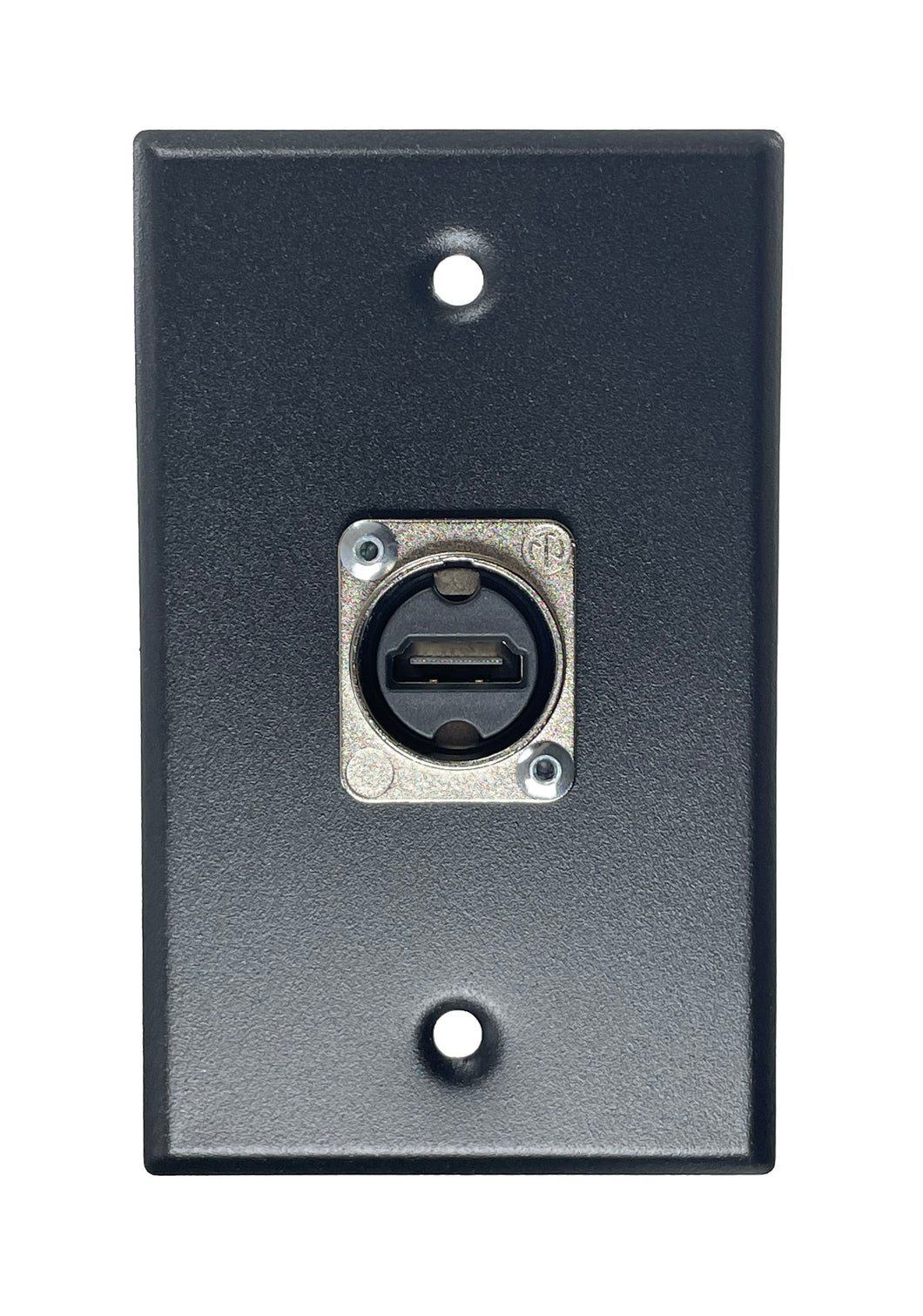 PROCRAFT SPL-1NHDMI-BK 1 Gang Black Wall Plate Loaded w/ 1) Neutrik HDMI Feed/Pass Thru