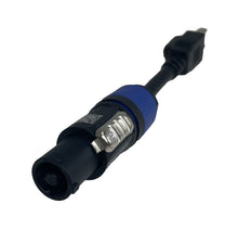 NEUTRIK NAC3FXXA-W-L-ACM-6 15A POWERCON (BLUE) Power In To AC Edison Male 6 Inch Cable