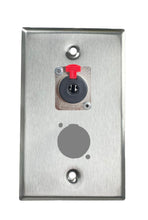 Stainless PROCRAFT SPL-2X-ST-VAR 1 Gang Stainless Pro Audio Installation Wall Plate Loaded, Made in the USA