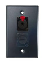 Black PROCRAFT SPL-2X-BK-VAR 1 Gang Stainless Pro Audio Installation Wall Plate Loaded, Made in the USA