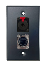 Black PROCRAFT SPL-2X-BK-VAR 1 Gang Stainless Pro Audio Installation Wall Plate Loaded, Made in the USA