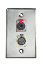 Stainless PROCRAFT SPL-2X-ST-VAR 1 Gang Stainless Pro Audio Installation Wall Plate Loaded, Made in the USA