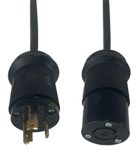 USA Made 12 Gauge AC Power Cable with Neutrik & Hubbell Connector Options