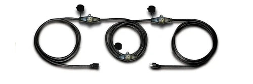 4 Pack CBI MOXB12-25 (25 FOOT) 25 ft. 4-Outlet 12 Gauge Black Extension Cable