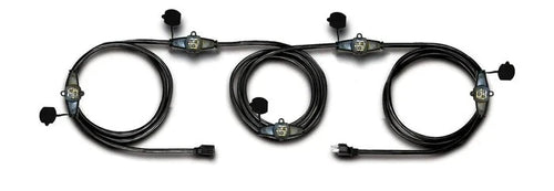 CBI MOXB12-50 (50 FOOT) 50 ft. 6-Outlet 12 Gauge Black Extension Cable