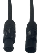 USA Made 12 Gauge AC Power Cable with Neutrik & Hubbell Connector Options