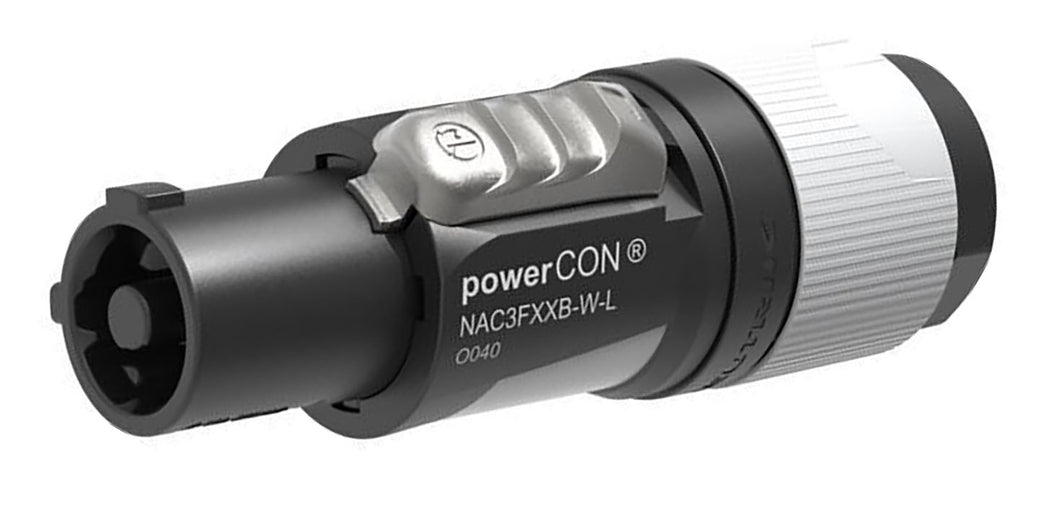 NEW Neutrik NAC3FXXB-W-L Powercon Cable End Power Out, Gray 20A/250V (AC)