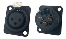 Neutrik 3 Pin XLR Panel Mount Chassis Latching Connector, Multiple Options of Male & Female Receptacles