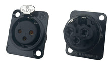 Neutrik 3 Pin XLR Panel Mount Chassis Latching Connector, Multiple Options of Male & Female Receptacles