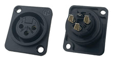 Neutrik 3 Pin XLR Panel Mount Chassis Latching Connector, Multiple Options of Male & Female Receptacles