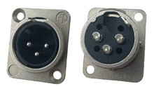 Neutrik 3 Pin XLR Panel Mount Chassis Latching Connector, Multiple Options of Male & Female Receptacles